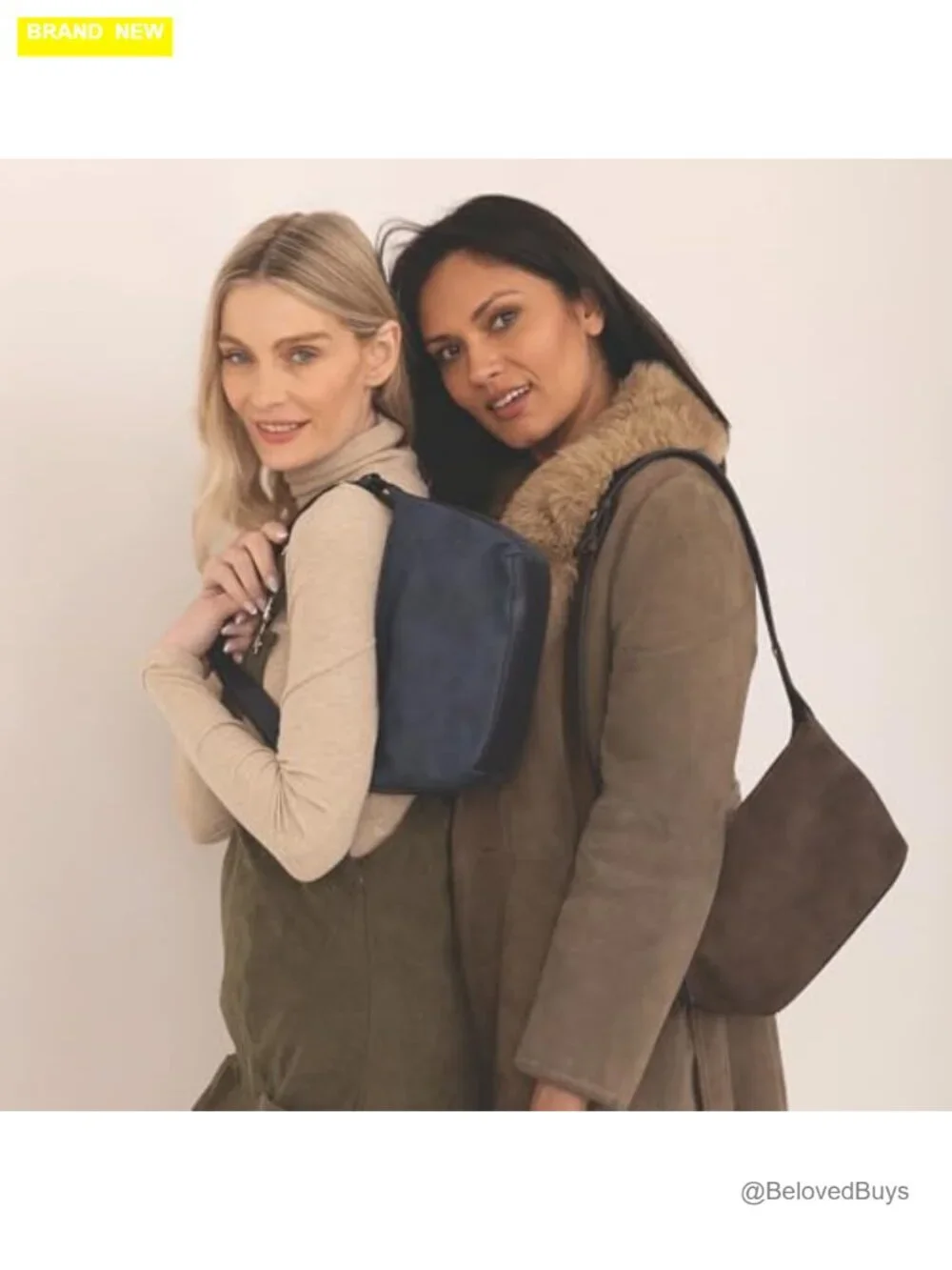 Vegan Suede Convertible Shoulder Bag Faux Suede Hobo Handbag with Adjustable